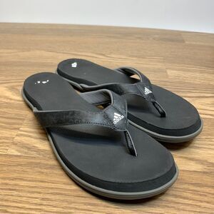Adidas Cloudfoam One Black Flip Flops Size 11 B41746 Thong Comfort Sandals